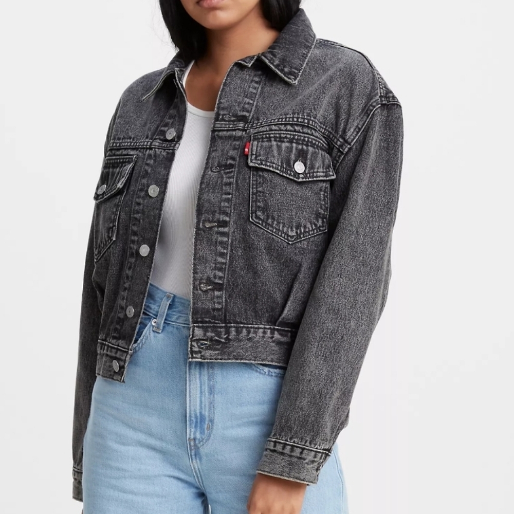 levis ♡ oversized utility trucker jacket - image 1